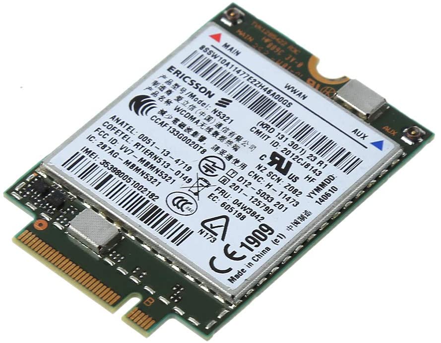 Scheda Wireless 3G/GPS/HSPA/WWAN LENOVO X230 ERICSSON P/N 04W3842 Scheda Wireless 3G/GPS/HSPA/WWAN LENOVO X230 ERICSSON P/N 04W3842